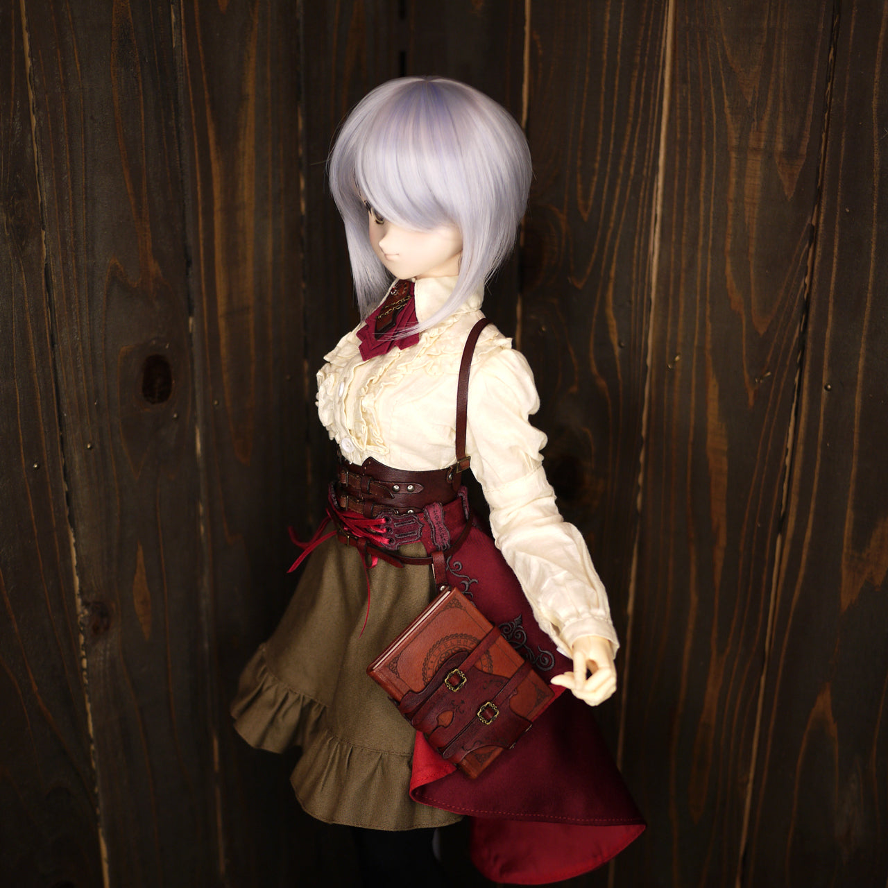 1/3doll fantasy grimoire and holder set