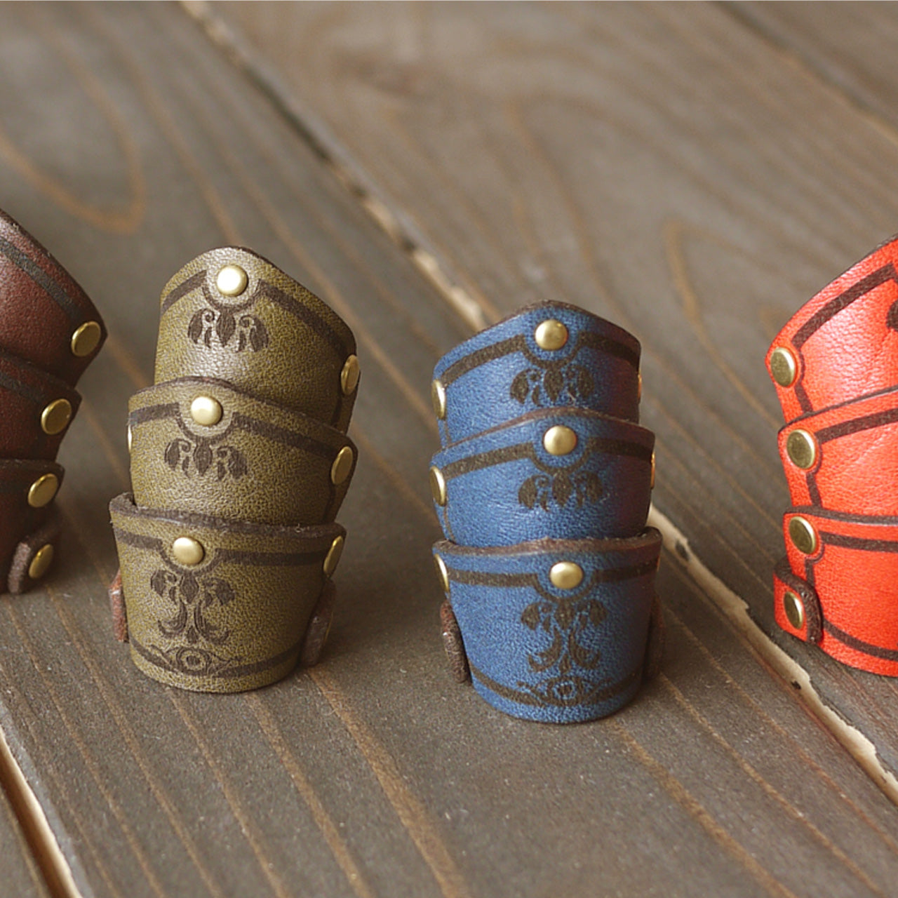 Leather armor ring