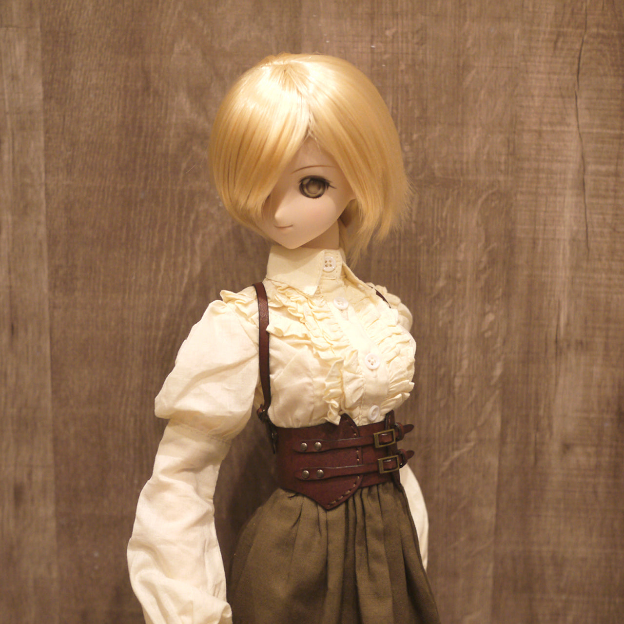 dollfie dream leather Underbust Harness