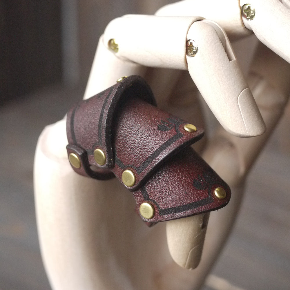 Leather armor ring