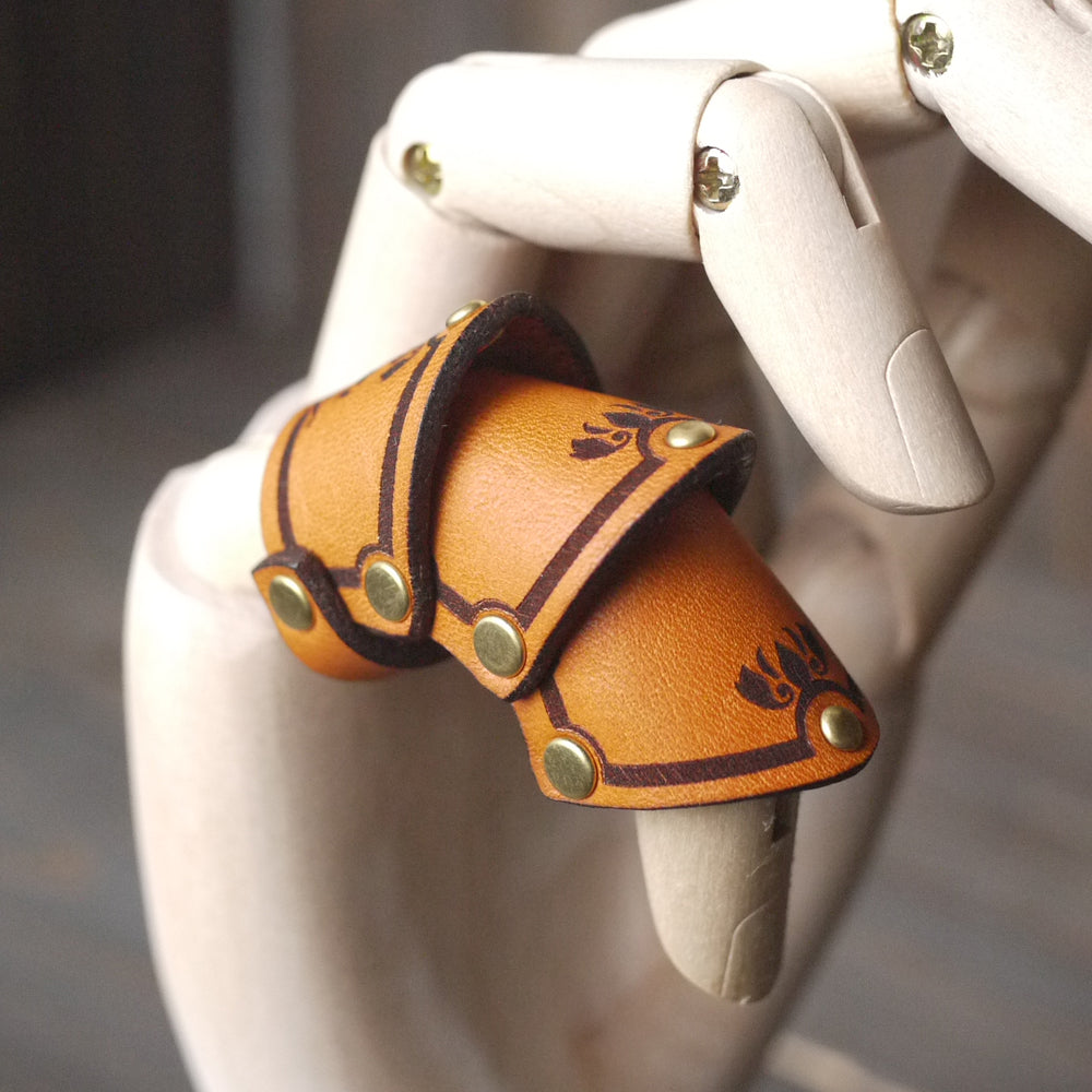 Leather armor ring