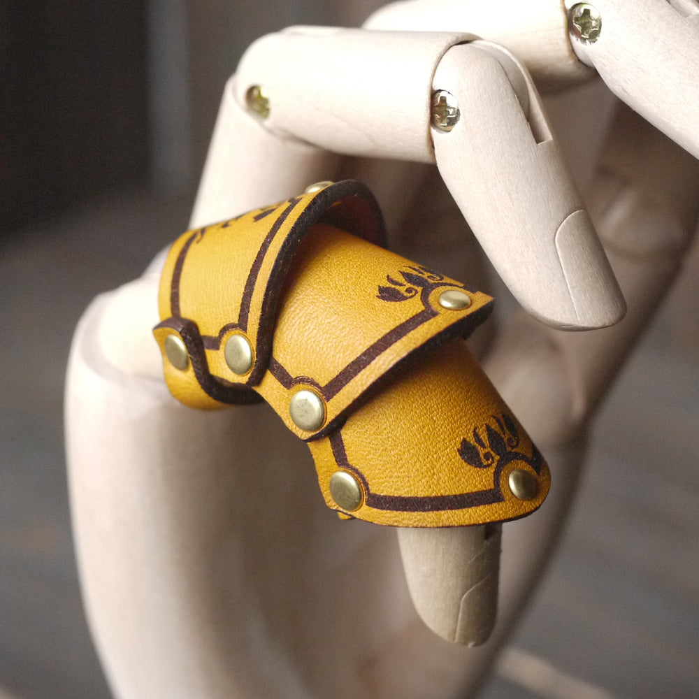 Leather armor ring