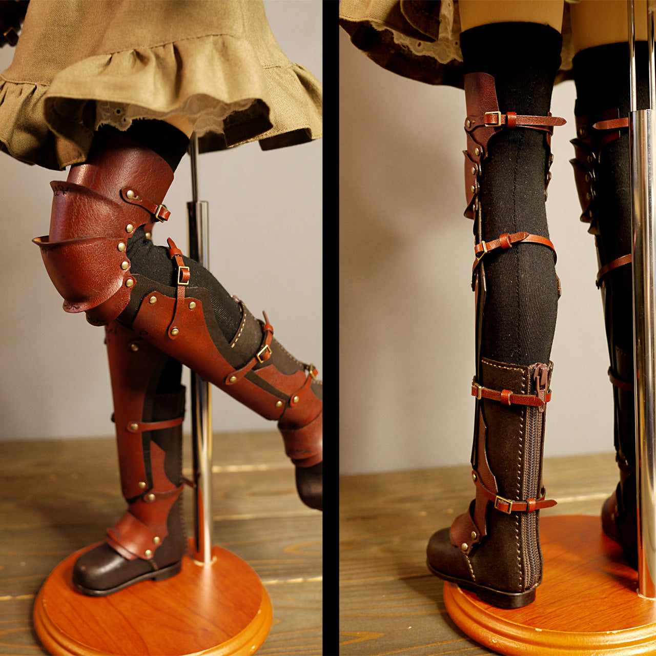 dollfie dream M size bust fantasy Leather Armor Set