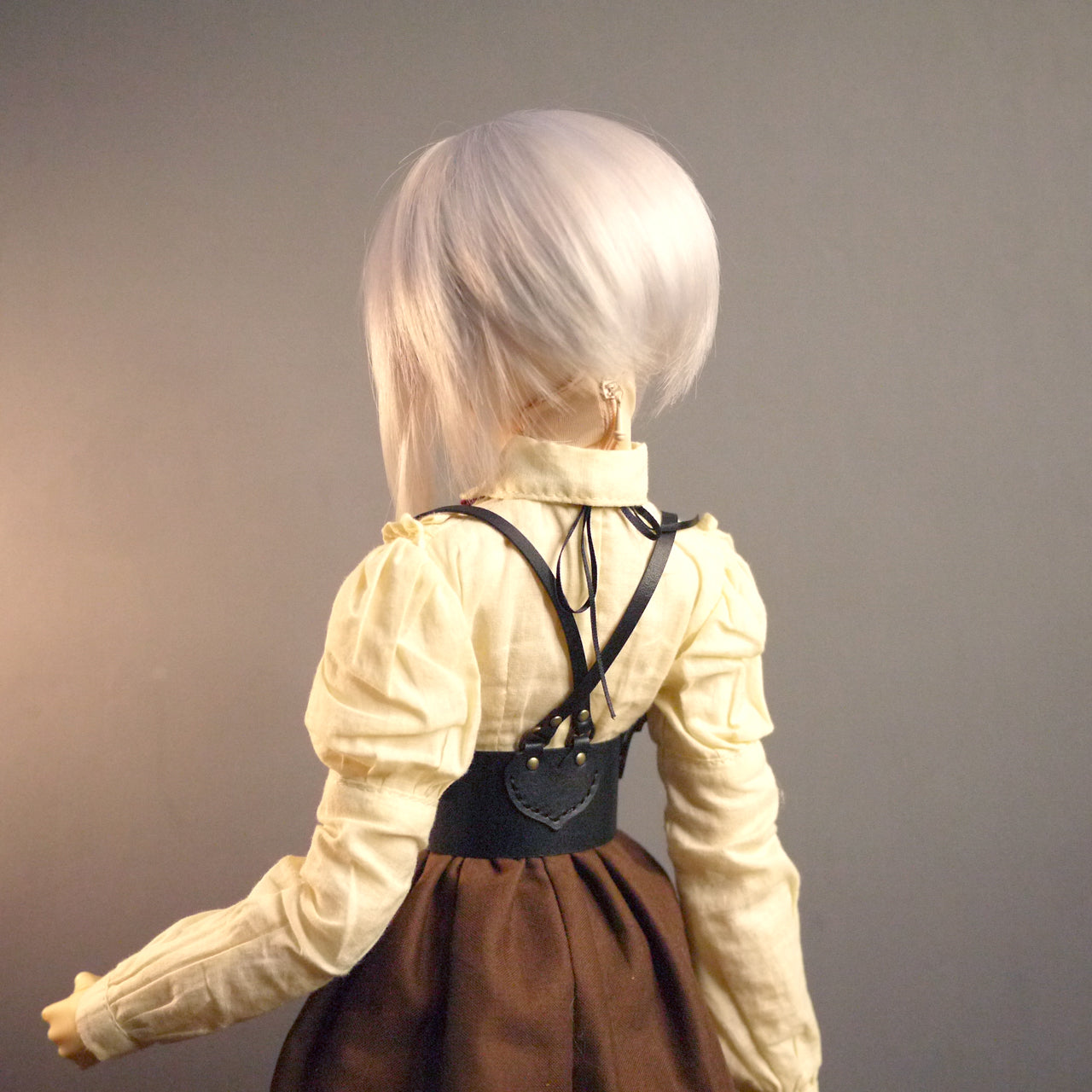 dollfie dream leather Underbust Harness