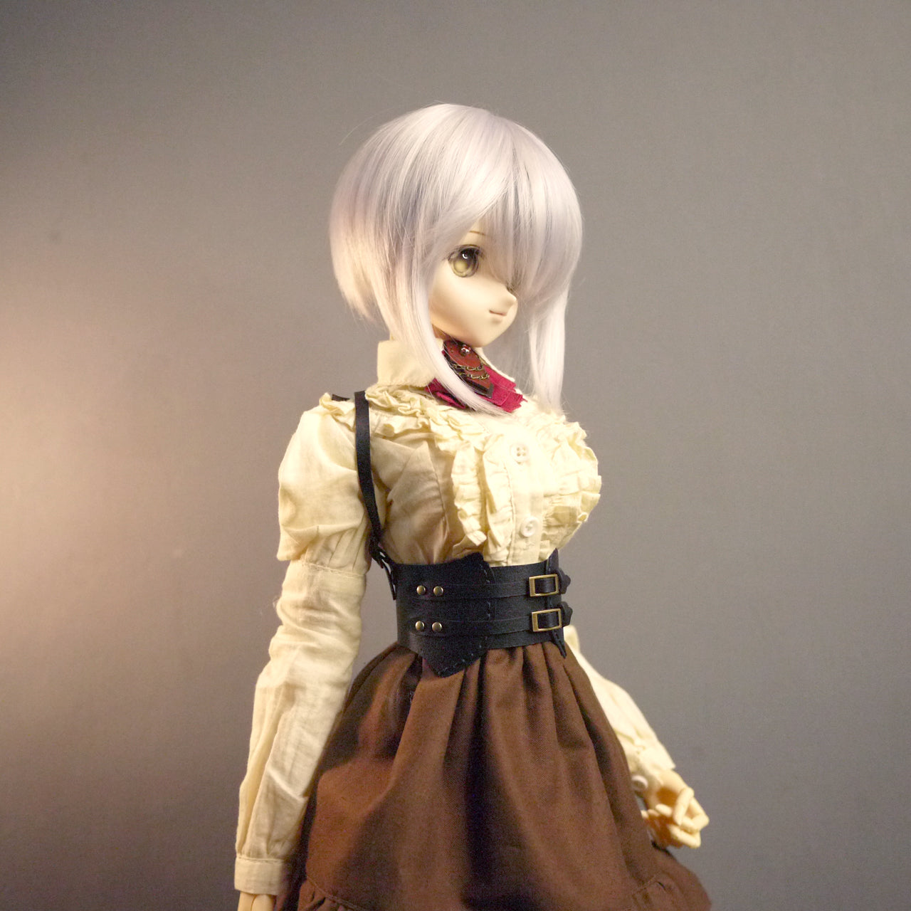 dollfie dream leather Underbust Harness
