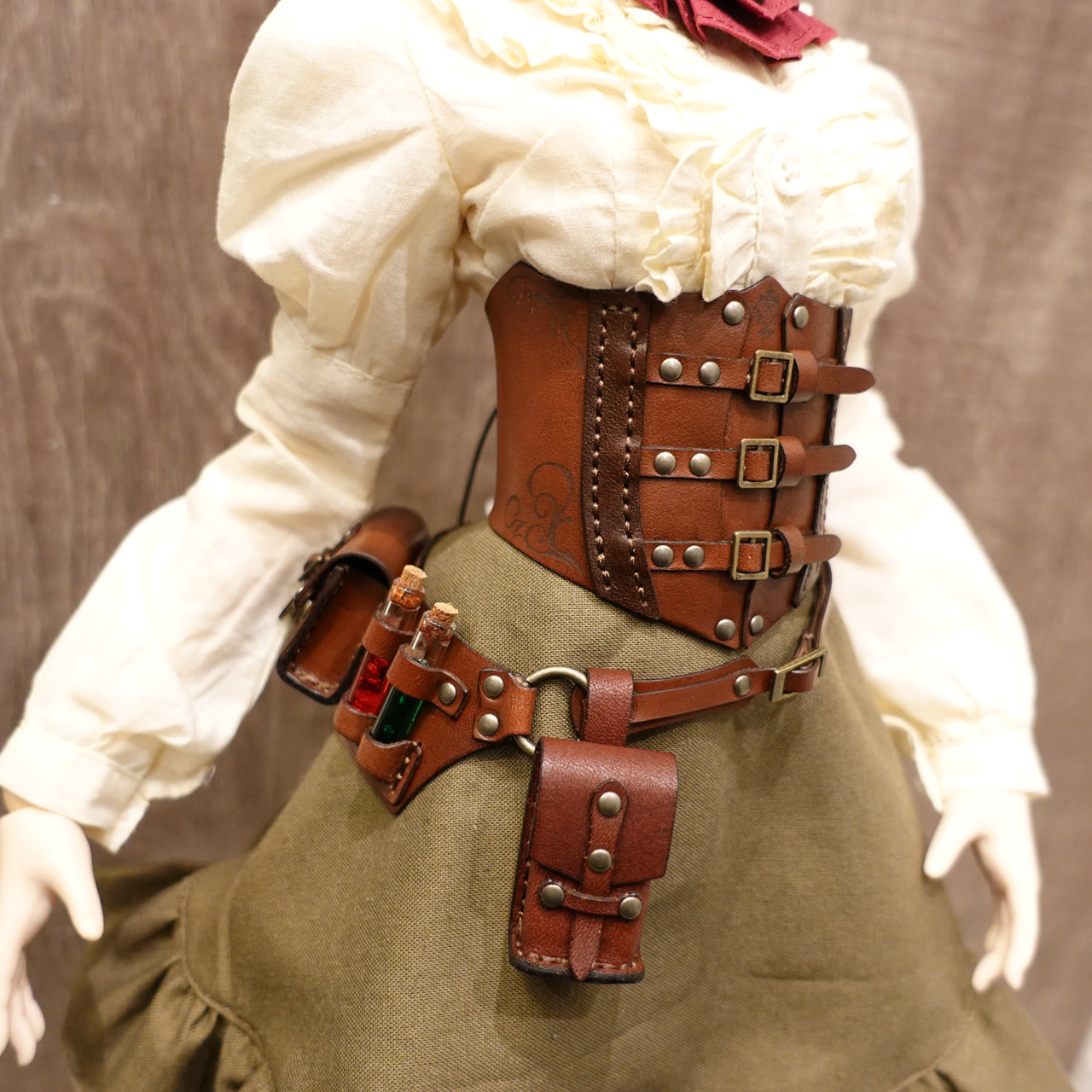 1/3doll steampunk test tube waist bag