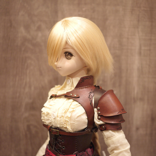 dollfie dream fantasy leather Shoulder armor (left shoulder)