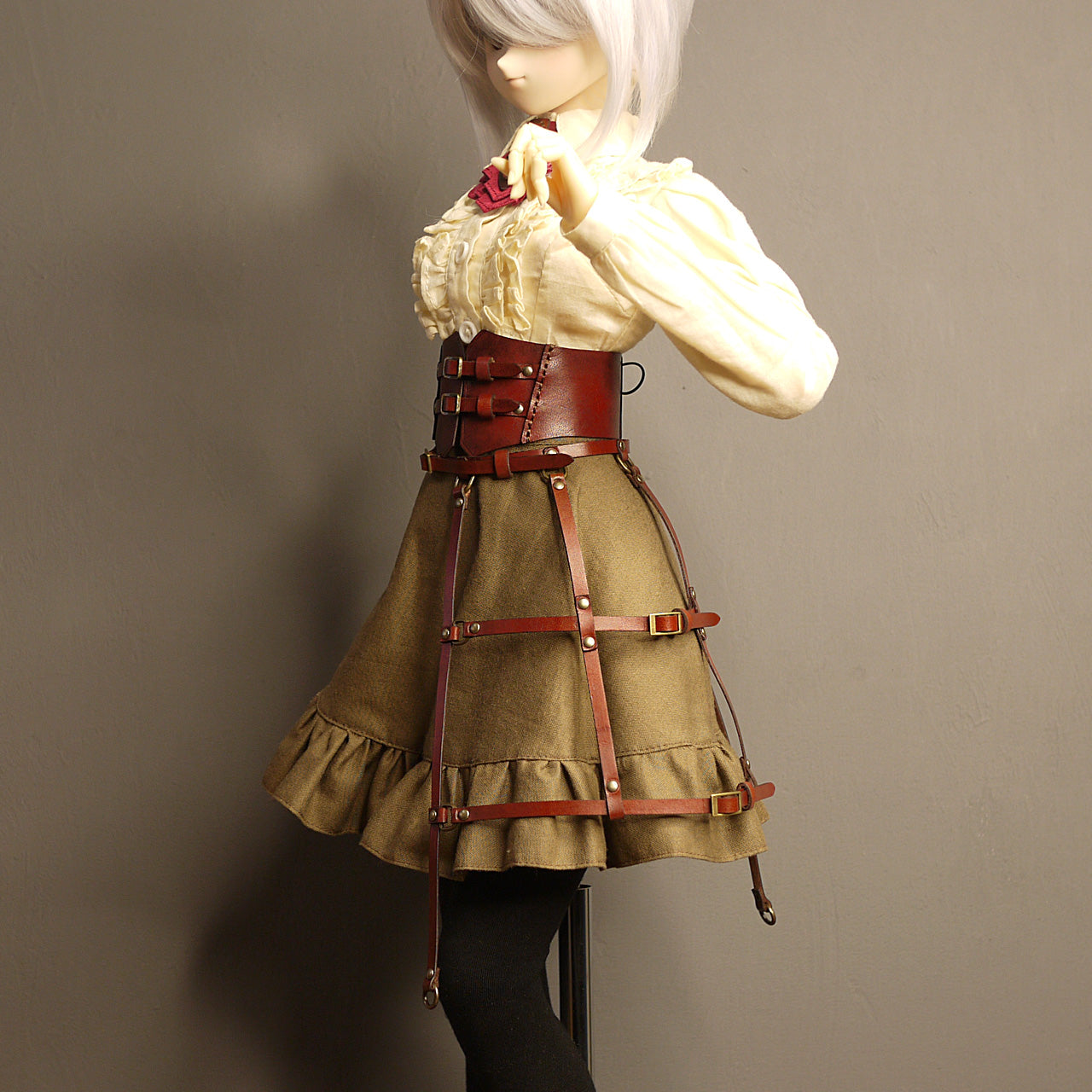 1/3doll steampunk crinoline