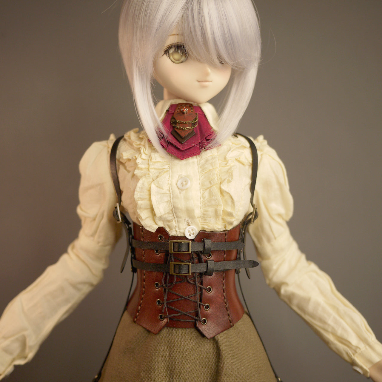 1/3doll leather Harness02