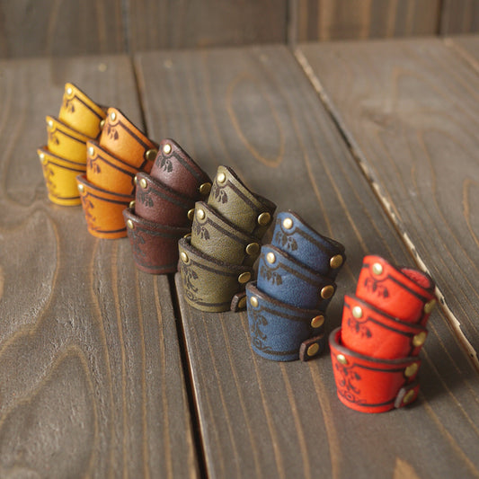 Leather armor ring