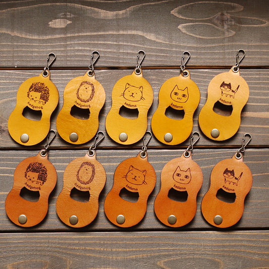 animal illustration earphone/headphone and cable holder 