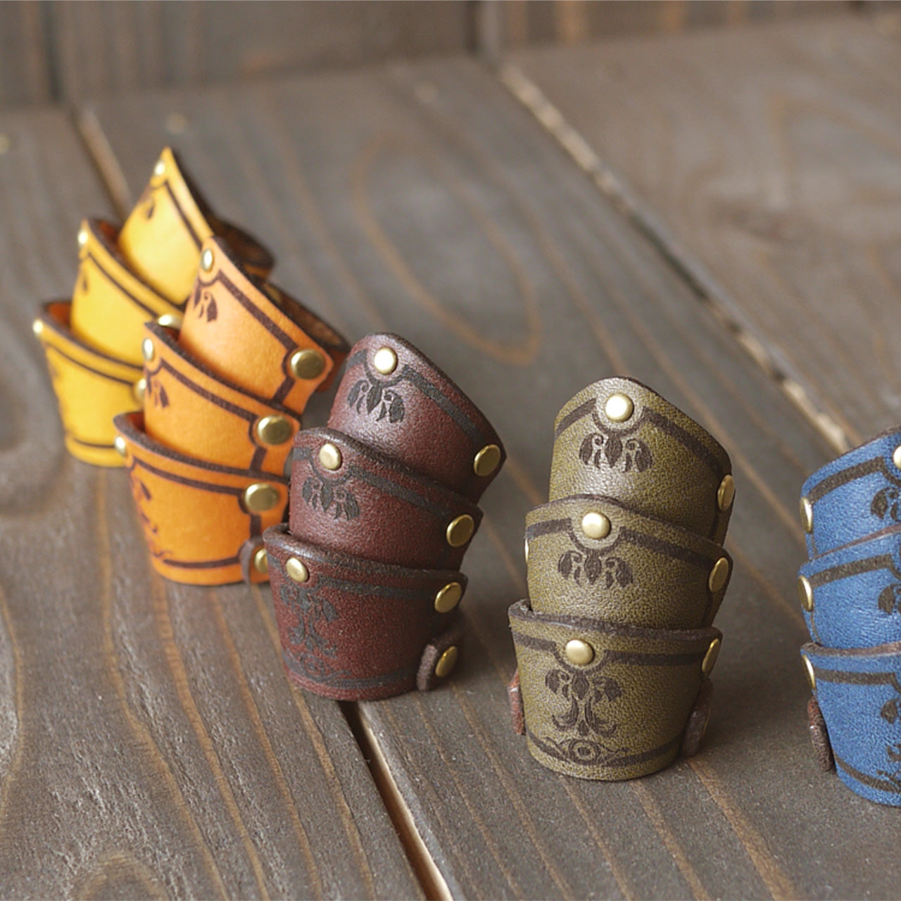 Leather armor ring