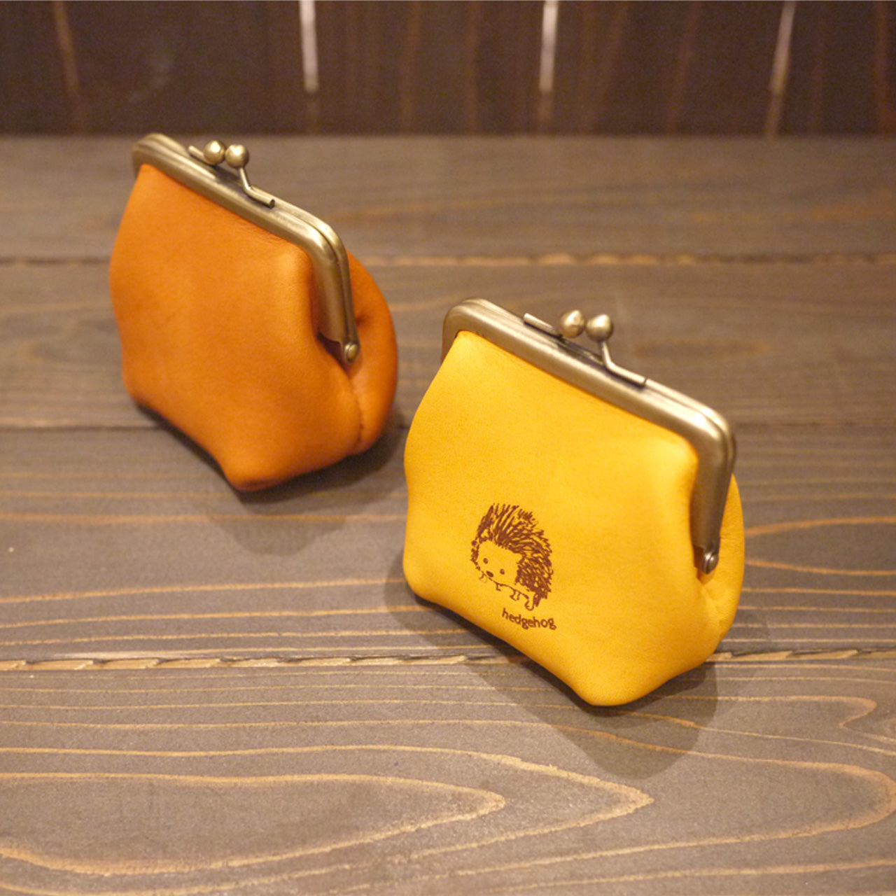 animal illustration  'gamaguchi' purse