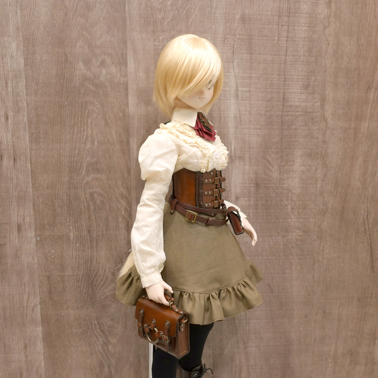 1/3doll steampunk 2way leather bag