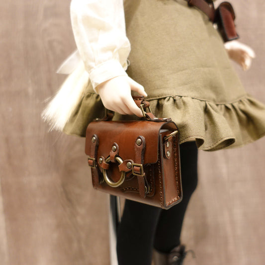 1/3doll steampunk 2way leather bag