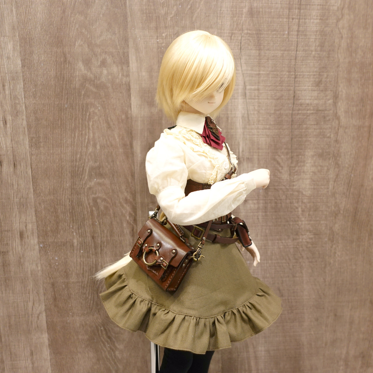 1/3doll steampunk 2way leather bag