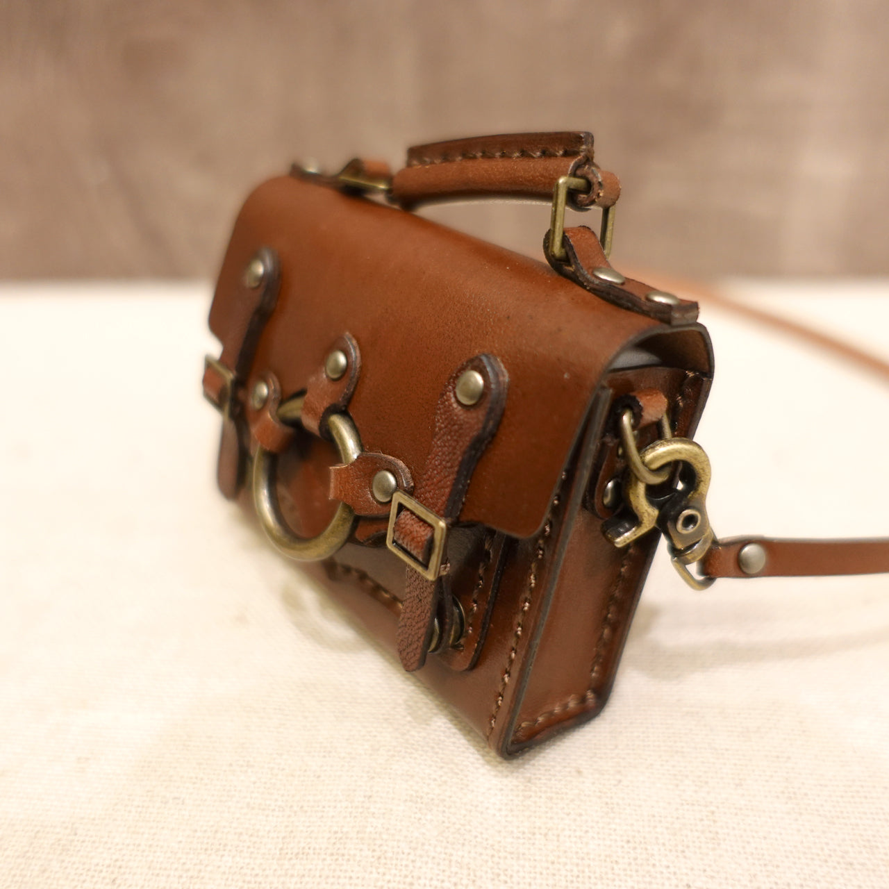 1/3doll steampunk 2way leather bag
