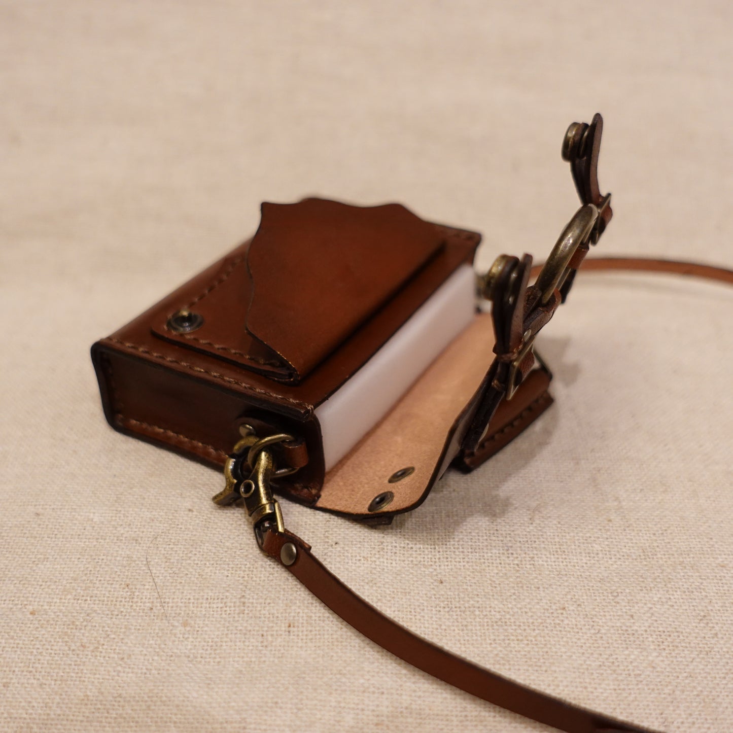 1/3doll steampunk 2way leather bag