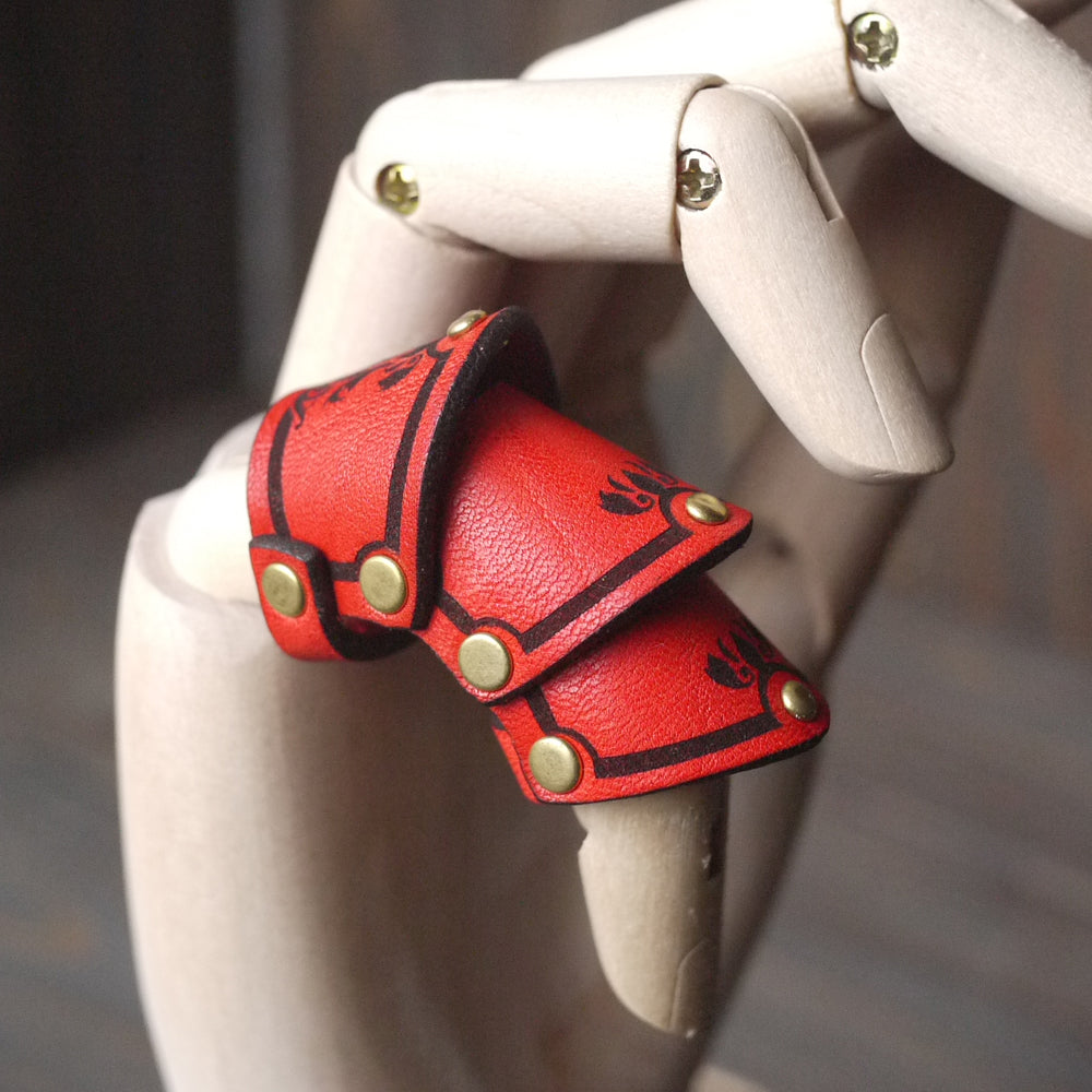 Leather armor ring