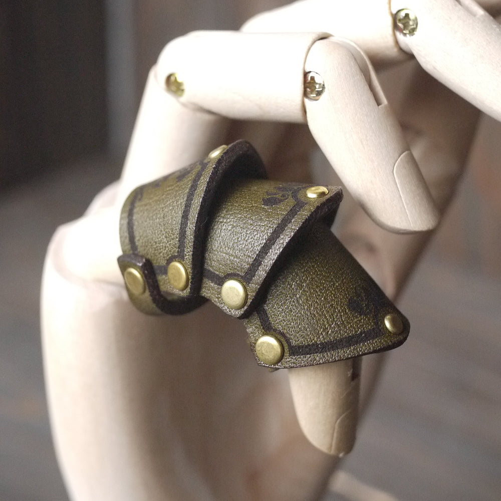 Leather armor ring