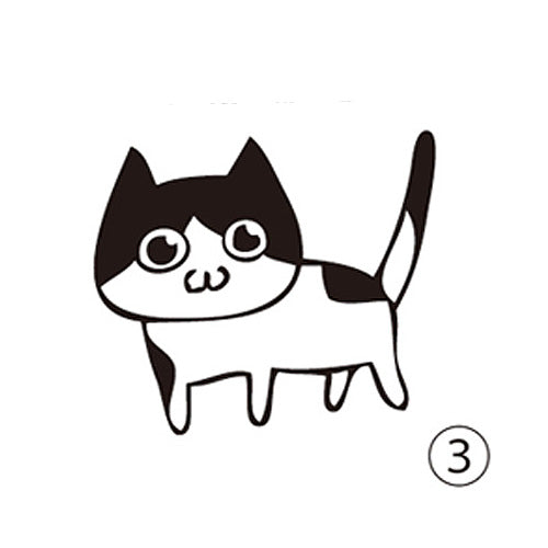 animal illustration  'gamaguchi' purse