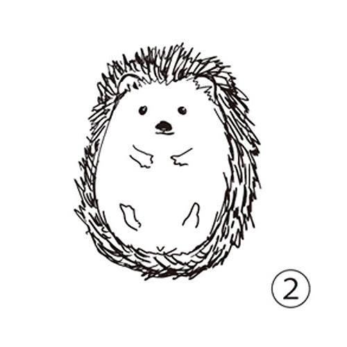 animal illustration  'gamaguchi' purse