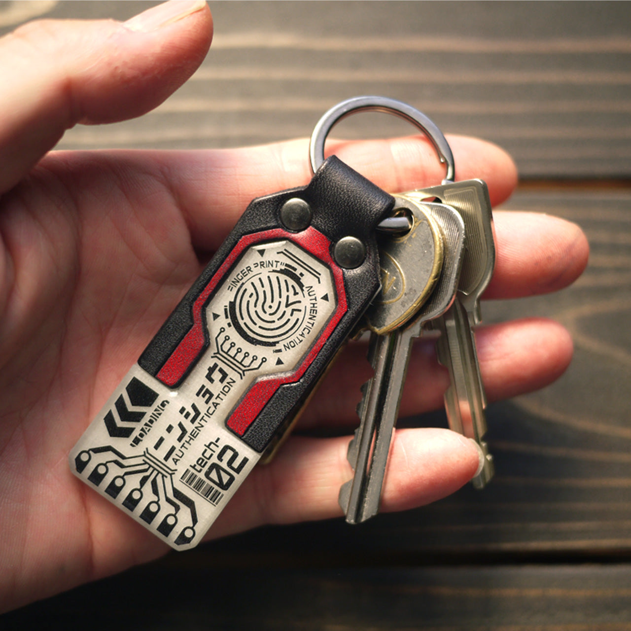 orizontas-tech02 luminous keychain